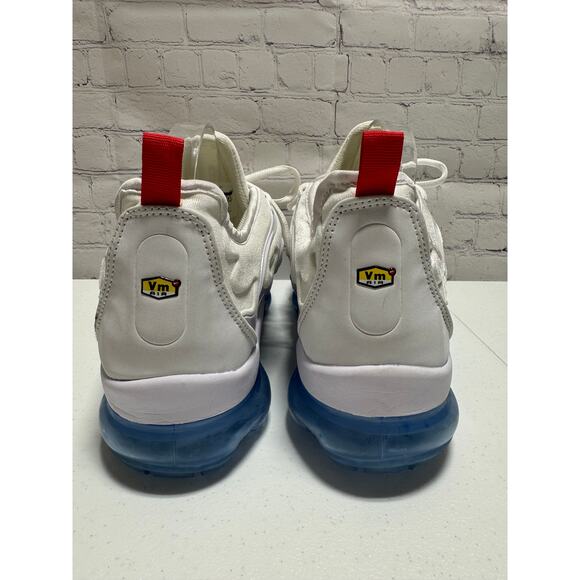 Nike Air VaporMax Plus Men's Sixe 13 white blue red DV2119-100 - Picture 5 of 12
